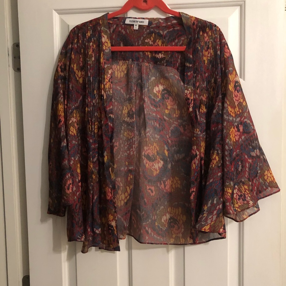 Elizabeth & James Crop Jacket/Blouse